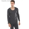 Intimo termico da uomo Intimo termico invernale a maniche lunghe Top in pile spesso Tshirt da uomo caldo di grandi dimensioni Big 7XL 8XL T-shirt intima nera allentata L231130