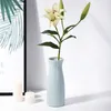 Vasi di plastica creativa Ornamenti di colore nordico rosa Nordico secco imitazione bagnata glassa jardiniere soggiorno decorazione 230428