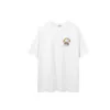 Luksusowa designerska koszulka Koszulka Trendowa wersja roku Trend uliczny Luojia 23ss haftowane mobilne zamek Hare OS Lose Sleeve T-shirt