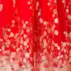 Платье подружки невесты Короткое сексуальное сексуальное с блестками Вестидо де Фестита Лонго с плеча красного колена Свадебное банкет