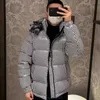 R4gl Women's Parkas Co Branded Lunmengjia Fujiwara Hiroshi Thousand Bird Grid Hooded Down for and Winter Thickened Bread Couple Coat