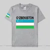 Heren t shirts oezbekistan oezbekistani shirt nation team t-shirt mannen vrouwen tops t-shirt kleding tee streetwear country uzb