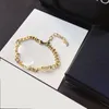 Bracciale a 3 colori braccialetto a cerchio braccialetto a catena placcato oro 18 carati 5 stili catene lettera gioielli braccialetto con fascino squisito gioielli designer bracciali set regalo