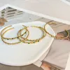 Bangle Vintage zomer kleurrijk Emanel Gold vergulde roestvrij staal kralen open regalo de joyas para mujeres cadeau