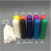100 uppsättningar färgad eterisk olja aromaterapi tomt nasala inhalatorrör diffusor med högkvalitativa bomullsvickor ohcpj