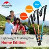 Skistokken Wandelstok Trekkingstok Klimmen Wandelstok voor Heren Dames Kinderen Ultralicht 3-secties Aluminium staaf 50-135 cm 231124