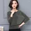 Women's Blouses 2023 Fashion Spring Elegant Glitter Shirts And For Women Long Sleeve Women's Tops Woman Blusas Para Mujer 15841