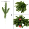 Dried Flowers 1Pack Christmas Pine Needle Branches Fake Plant Tree Ornament Decorations for Home DIY Wreath Gift Box Wedding 231130