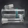 Acessórios para fumar coletor de cinzas de 45 graus com disco frito Perc para tubos de água de vidro Bong Dab Rigs 18mm tamanho comum