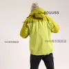 Projektant Activewear Arcterys Outdoor Clothing Series Series Alpha Kurtka Goretex Mens Charge Coat Euphoria Lampyre Xinkuai Green Panshi G WN2CO