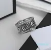 Ring kvinnors lyxiga smyckesdesigner manliga och kvinnliga äktenskap nagelringar sterling silver högkvalitativ mode trend par jubileum gåva stil trevlig