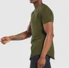 ملابس اليوغا ll في الهواء الطلق قميص Tee Men Tee Mens Mens Quick Dry Dry-Wicking Sport Short Top Top Sleeve for Litness Style 2