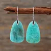 Dangle Earrings Modern High-end Tianhe Stone Pendant Geometric You Jewelry