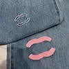 Moda Tasarımcı Kot Partılı Kotu İşlemeli Kot Passipli Kadınlar Düz Bacak Denim Pantolon