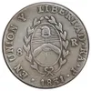 1827-1836 Argentinië verzilverde munten kopie