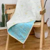 Decken Swaddling 90x110cm Retro Baumwolle Quilt Babydecke Böhmische Japanische Kinder Klimaanlage Neugeborene Plain Bettwäsche R231130