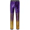 Gradient Sequin Glitter Pants Men 2022 Helt ny Slim Fit Straight Dress Trousers Mens Party Stage Prom Singer Suit Pants9964318