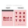 Sacchetti di posta 50 pezzi Busta rosa Poli sacchetto Corriere impermeabile Imballaggio per abbigliamento aziendale PE Mailing postale GRAZIE Stampa 230428