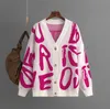 Abrigos de diseñador Suéteres con cuello en V para mujer Sudaderas de moda Chaqueta tipo cárdigan Ropa de lujo