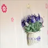 Panier suspendu de fleurs artificielles, lavande, décoration de salon et de chambre à coucher, Y0104294p