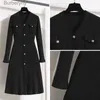 Basic Casual Dresses Women Clothing Knitted Dress Solid Slim Simple Autumn Winter Inside Fahsion Vintage StyleL231130