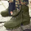 Botas Botas militares para hombres Combate para hombre Tobillo Táctico Piel cálida Ejército Zapatos masculinos Seguridad en el trabajo Motocycle Tamaño grande 231130