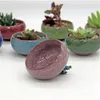 12PCS lody ceramiczne doniczki kwiatowe sadzarki dla soczystych roślin mini bonsai garnki domowe dekoracja ogrodowa soczyste garnki roślinne gyh y200247J