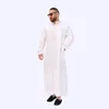 Etnische kleding Midden -Oosten Abaya QFriends Moslim man Fashion thobe gewaden Arabische lange mouw aanbidding gewaad wit mannen gebed kameez