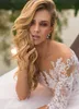 Charming Hollow Wedding Gown For Bride Covered Button Tulle Court Train Jewel Applique Trendy Chapel Draped Customised