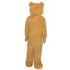 Performance Cute Brown Bear Mascot Costumes Cartoon Character Outfit Suit Carnival Adults Size Halloween Christmas Party Carnival Dress Suits