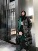 T3JQ Parkas M Bright Face White Duck Down Women's Mid Length Knee Over Winter New Warm Nordheast Ultra Thick Coat Trendy