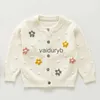 Cardigan 0-3 anni Autunno Neonato Bambini Neonate Manica lunga Fiore Cappotto in maglia Maglione infantile ldren Clothesvaiduryb