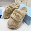 مصمم الجودة الممتاز Baotou Slippers مع Fur Fashion Winter Sandals Dark Hishaft Size 35-40 24805 24804