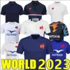 2023 Super Rugby Jerseys Maillot de French Boln 셔츠 남성 크기 S-5XL 여성 키트 Enfant Hommes Femme Sport