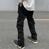 Calças Masculinas Moda Masculina Chic Masculina Cargo Streetwear Joggers High Street Calça Masculina Casual Y2K Calça Japonesa Hip Hop Punk Harém