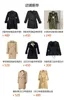 Trench da donna firmati Sandlin Classic Ham Fit Series Regular Doppiopetto Cappotto a vento da uomo di media lunghezza VIXK