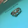 Кольца-кольца Кольца-кольца Синие классические дизайнерские кольца Топ Новое женское кольцо Seiko с бантиком и уникальным дизайном Высококачественная элегантная и модная индивидуальная легкая роскошь 2024 года