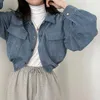 Jaquetas femininas outono 2023 vintage veludo camisa mulheres casual coreano solto chique streetwear harajuku moda outwear botão cordão casaco