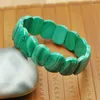 Strand Gros Malachite Pierre Bracelets Naturels Motif Énergie Main Rangée Chanceux Pour Femmes Hommes Cadeau Poignet Bijoux