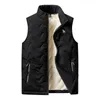 Vestes pour hommes 2023 Gilet en cachemire sans manches pour hommes Automne et hiver Doudoune isolée épaisse et plate Installation 231129