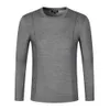 Men's Thermal Underwear 100% Merino Wool Base Layer Mens Merino Shirt Thermal Underwear Top 210G Merino Wool Everyday Baselayer Trekking Hunting 231130