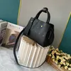 Модная черная сумка дизайнер роскошная кожаная сумочка леди бродяга для плеча с высокой емкость