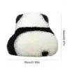 Carpets Panda Furry Rug Home Decor Soft Fluffy Fur Cushion Indoor Door Mat For Bedroom Dorm Bedside Small Carpet Faux Sheepskin