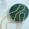Chiński styl etniczny nowe akcesoria z słodkowodnym Pearle splicing mały naszyjnik bransoletki zestaw biżuterii