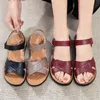 Sandals Plastic Women Light Flat Soft Leather Cutout Sole Ladies Womens Fisherman Size 11SandalsSandals