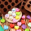 Nouveau moule à chocolat en forme de coeur pentagramme cylindre d'oeuf de pâques Rose Silicone moule bricolage chocolat bonbons glaçon outil de cuisson