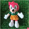 Animaux en peluche en peluche 28cm Nnew Arrivée Sonic The Hedgehog Tails Knuckles Ecna Toys Cadeau Drop Livraison Cadeaux Dhrws