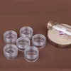 Acrylic Storage Jar Drip tip Crystal container 3ml 5ml 10ml 15ml 20ml wax concentrate Multi-function containers ABS non-stick dab oil jar tool Stash jars holder