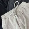 Kvinnors shorts sommar grå kvinnor mode damer elastiska midjor korta byxor tjej casual bomull bla hem för kvinnlig s-3xlyolq