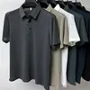 Polos pour hommes Haute qualité Golf Ice Soie Polo T-shirt pour hommes Tops d'été T-shirt à manches courtes Respirant Luxe T-shirts à séchage rapide Ropa Hombre 231129